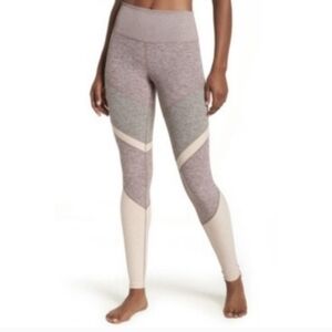 Alo Yoga High Waist Alosoft Sheila Leggings Heathered Purple/Grey/Tan Size XS